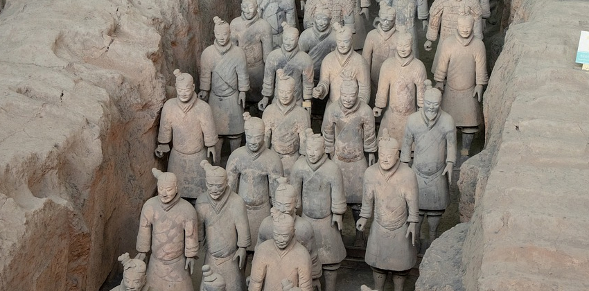 Terracotta warriors Xian China
